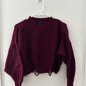 Forever 21 Ripped Sweater